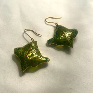 Blown glass earrings